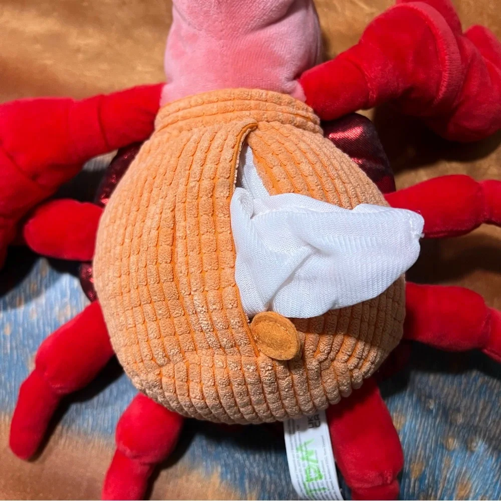 Scentsy Buddy Disney Sebastian Crab Little Mermaid Plush metallic red